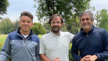 El ex UC que jugó golf con Gallardo y Francescoli