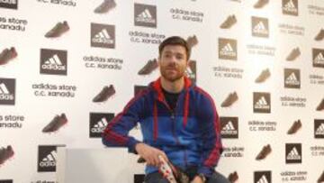 Xabi Alonso, en el acto promocional de Adidas de esta semana.