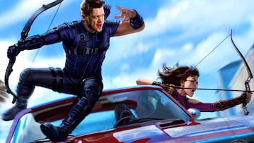 Así lucen Ojo de Halcón y Kate Bishop en la nueva serie Hawkeye