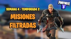 Fortnite Temporada 2: misiones filtradas Semana 4