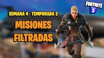 Fortnite Temporada 2: misiones filtradas Semana 4