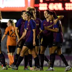 El Barça barre al Glasgow y pone pie y medio en cuartos