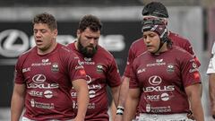 Jugadores de rugby del Alcobendas.