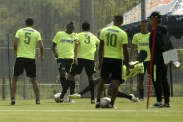 Nacional preparó así el clásico ante Millonarios