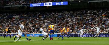 1-0. Marco Asensio marcó el primer gol.