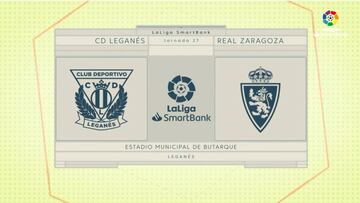 Resumen y goles del Leganés vs. Zaragoza de LaLiga SmartBank