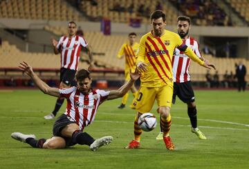 Leo Messi con Yeray.