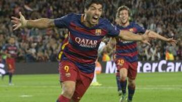 29/09/15 PARTIDO CHAMPIONS LEAGUE
FASE DE GRUPOS GRUPO E
BARCELONA - BAYER LEVERKUSEN
SEGUNDO GOL LUIS SUAREZ 2-1 ALEGRIA
