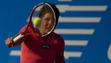 Carla Su¨¢rez Navarro espera en la final a la italiana Sara Errani