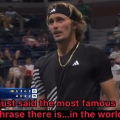 Un espectador le grita a Zverev “Deutschland über alles”