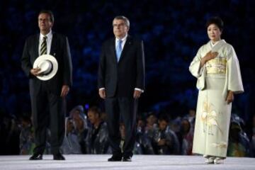 Riveros lideró a Chile en la ceremonia de Clausura