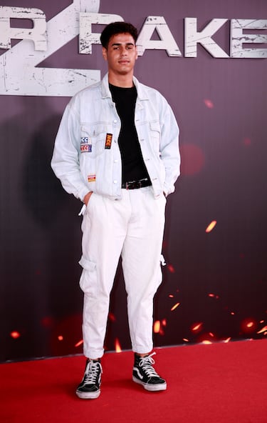 Anuar Beno durante el estreno de la película, 'Tyler Rake 2'.