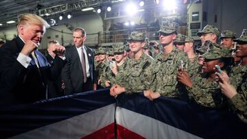 Trump, en una visita.