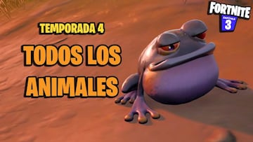 Animales en Fortnite Temporada 4: todas sus ubicaciones