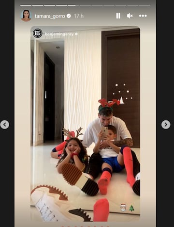 Hijos de Tamara Gorro y Ezequiel Garay, en Instagram.