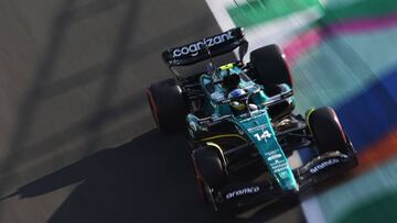 Fernando Alonso (Aston Martin AMR23). Yeda, Arabia Saudí. F1 2023.