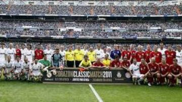 <b>ÉXITO EL AÑO PASADO. </b>Los veteranos del Real Madrid y Bayern Múnich reunieron el pasado mes de junio a 73.103 espectadores en el Bernabéu.
