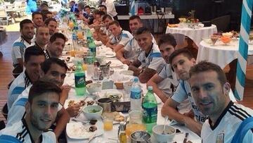 How much meat did Argentina and Uruguay bring to the World Cup in Qatar?