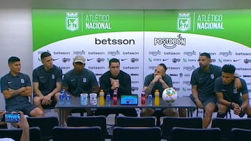 Efraín Juárez, DT de Nacional, reacciona al polémico empate contra Millonarios.