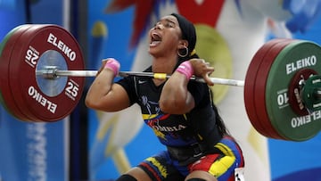 Leidy Solís ganó medalla de oro en Levantamiento de Pesas en los Juegos Centroamericanos y del Caribe Barranquilla 2018