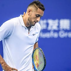 Kyrgios no jugará la gira asiática tras lesionarse en la Laver Cup