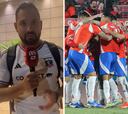 Es colombiano, su hijo juega en Colo Colo y llegó a apoyar a Chile: “País maravilloso”
