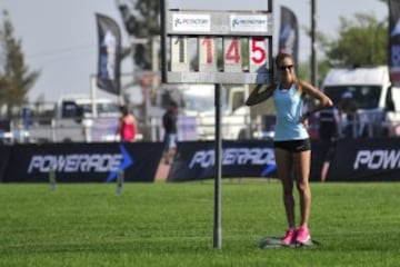 Isidora Jimenez: La "Gacela" se robó todo el protagonismo en el polideporte.