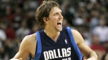 Nowitzki alcanzó la duodécima posición de anotadores en la historia de la NBA con 26.395 puntos.
