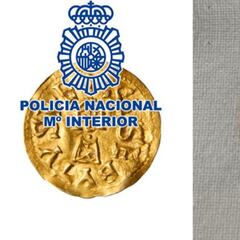 La Policía recupera dos monedas visigodas de gran valor