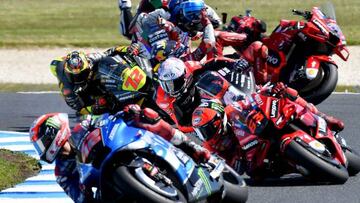 Rins tirando del grupo en Australia.