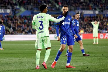 Ambos jugadores protagonizaron un rifirrafe sin consecuencias en el minuto 93 de partido.