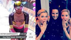 Final feliz para Campenaerts: la chica dijo "sí" a la cita