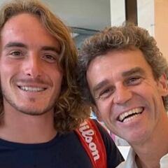 La proposición de Tsitsipas: "Quiero a Kuerten de entrenador"