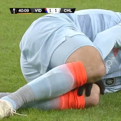 La mala suerte y Morata: vea la jugada en la que se lesiona