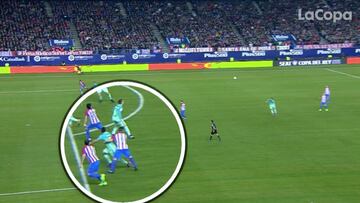 ¿Hubo falta de Koke a Luis Suárez en el gol de Griezmann?