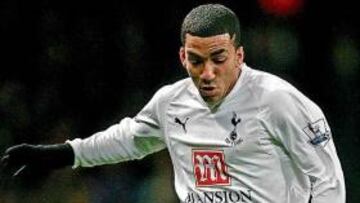 <b>UNA BALA. </b>El inglés Aaron Lennon, en un partido con los Spurs.
