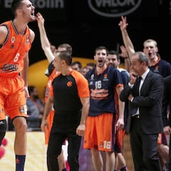 El Valencia se venga a lo grande del Unicaja y se coloca tercero