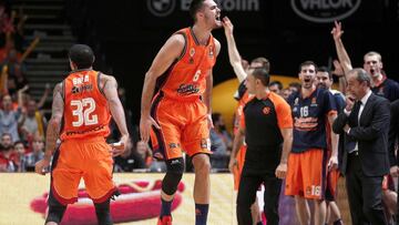El Valencia se venga a lo grande del Unicaja y se coloca tercero