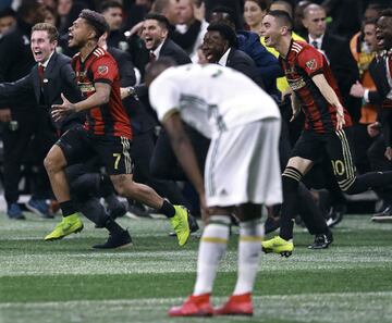 La alegría de un lado, la tristeza con los visitantes. Portland no hizo méritos para ganar el partido