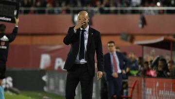 Zidane, en el Mallorca-Real Madrid.