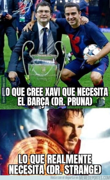 Xavi, el Barça... Los memes más divertidos de la jornada