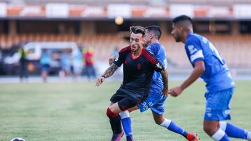 Momento del partido entre el Xerez y el Granada.