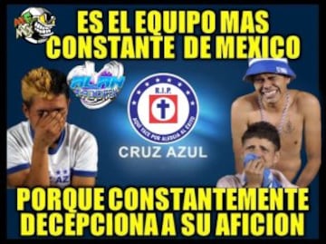 Cruz Azul volvió a hacer de las suyas y los memes no perdonan