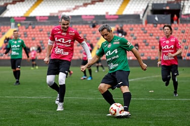 Sergi Barjuan junto al actor, productor cinematográfico y guionista español, Luis Miguel Seguí.