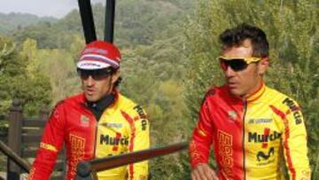 Dani Moreno junto a Purito Rodríguez.