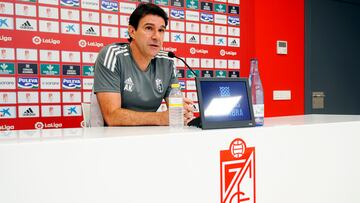 Aitor Karanka durante la rueda de prensa.