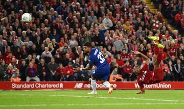 Daniel Sturridge's spectacular opener against Chelsea on Wednesday night.