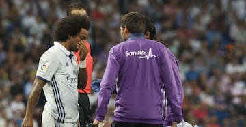 Marcelo has to go off against Villarreal