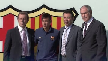 La fiscal¨ªa pide 2 a?os de c¨¢rcel para Neymar y 5 para Rosell