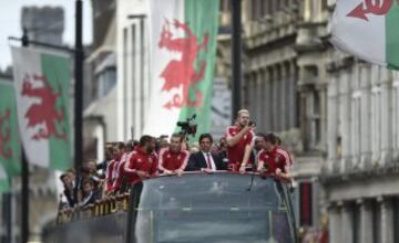 Las imágenes de Gareth Bale y la selección de Gales en Cardiff